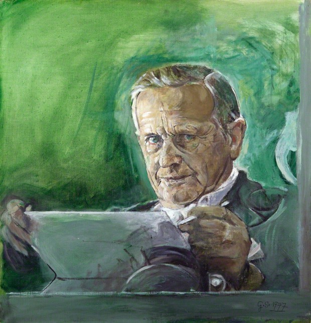 Graham Vivian Sutherland, Graham Vivian Sutherland (Self Portrait), 1977. Oil on canvas, 20 3/4 in. x 19 3/4 in. (527 mm x 502 mm). Given by Mrs Graham Sutherland (1980), National Portrait Gallery, London, Primary Collection, NPG 5338.